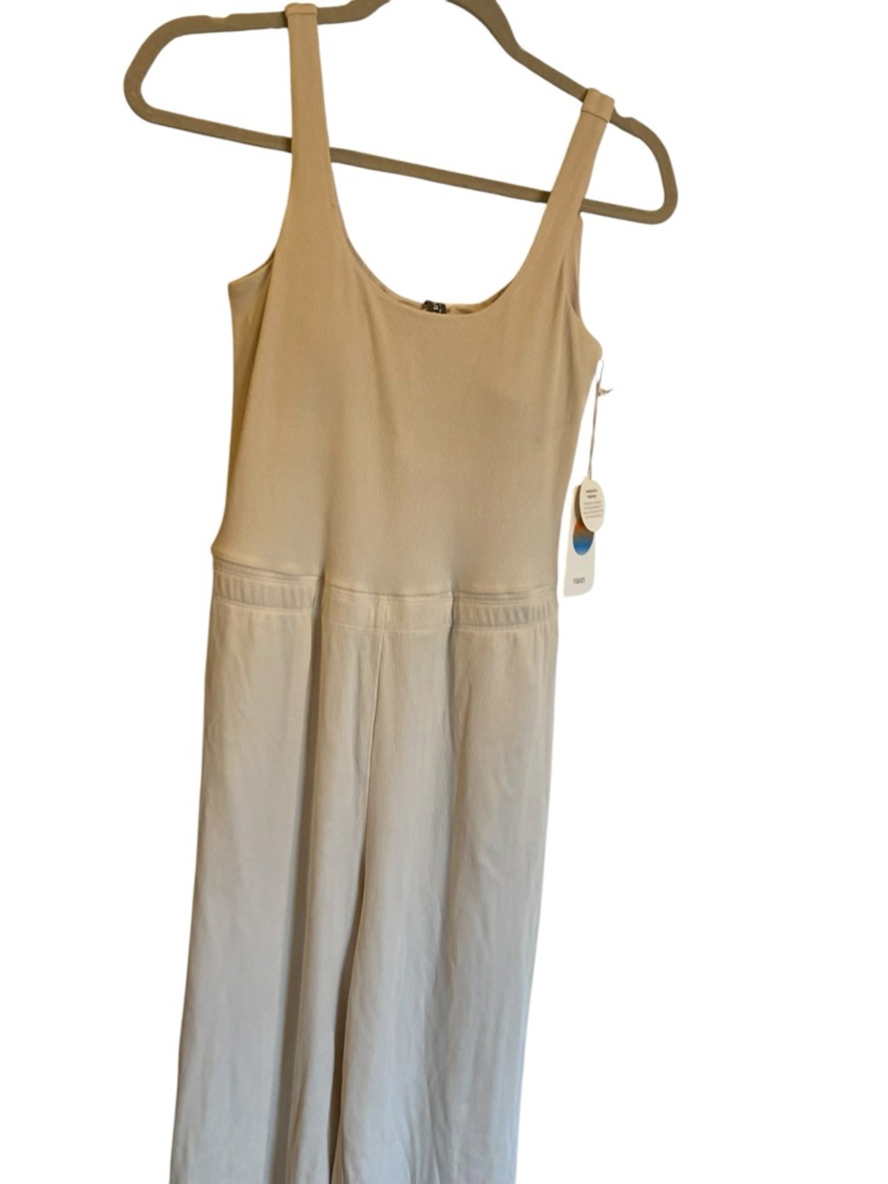 NWT Vuori ribbed jumpsuit IVORY Size S - Picture 2 of 4